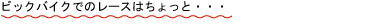 �r�b�N�o�C�N�ł̃��[�X�͂�����ƁE�E�E